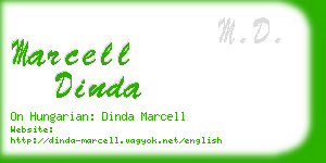 marcell dinda business card